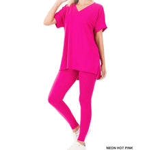 Load image into Gallery viewer, LOUNGEWEAR SET-SHORT SLEEVE