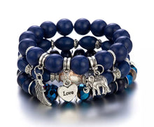 Load image into Gallery viewer, Wooded Bead Stack Bracelet
