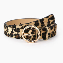 Load image into Gallery viewer, Leopard Print Lips Tee/Matching Belt
