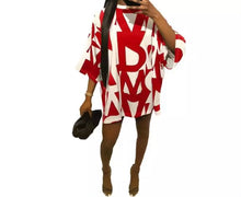 Load image into Gallery viewer, Lettered Shirt Dress
