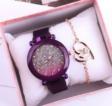 Load image into Gallery viewer, Women’s Luxury Watch with Bracelet

