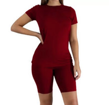 Load image into Gallery viewer, 2 piece Summer Short Set
