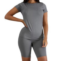 Load image into Gallery viewer, 2 piece Summer Short Set
