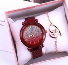 Load image into Gallery viewer, Women’s Luxury Watch with Bracelet
