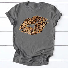 Load image into Gallery viewer, Leopard Print Lips Tee/Matching Belt
